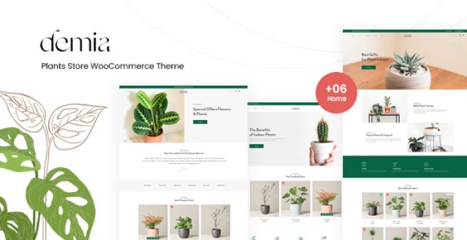 Demia – Plants Store WooCommerce Theme