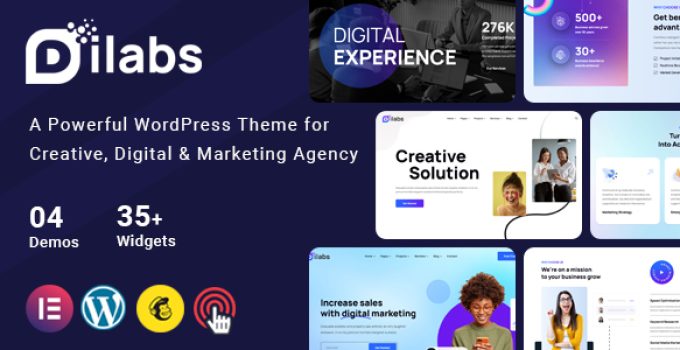 Dilabs - Creative Agency WordPress Theme
