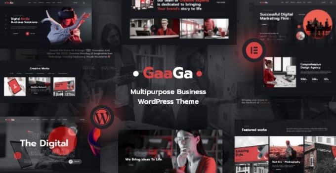 Gaaga - Business Consulting WordPress Theme