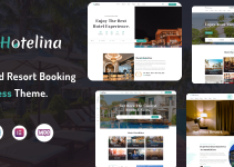 Hotelina – Hotel and Resort Booking WordPress Theme