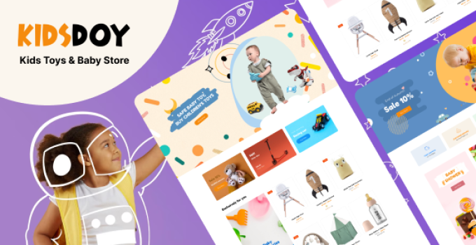 Kidsdoy – Baby Shop and Children Store WordPress