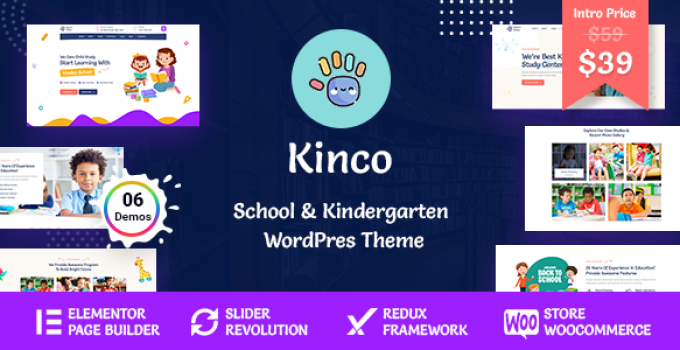 Kinco - School Kindergarten WordPress Theme