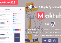 Maktub - Minimal & Lightweight Blog for WordPress