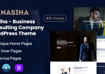 Nasiha – Business Consulting Company WordPress Theme + RTL