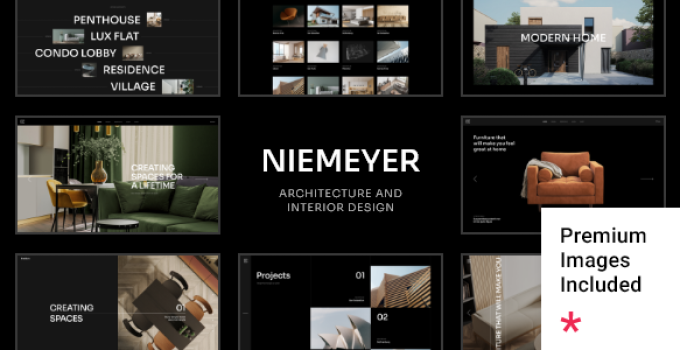Niemeyer - Architecture and Interior Design Theme