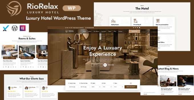 Riorelax – Luxury Hotel WordPress Theme