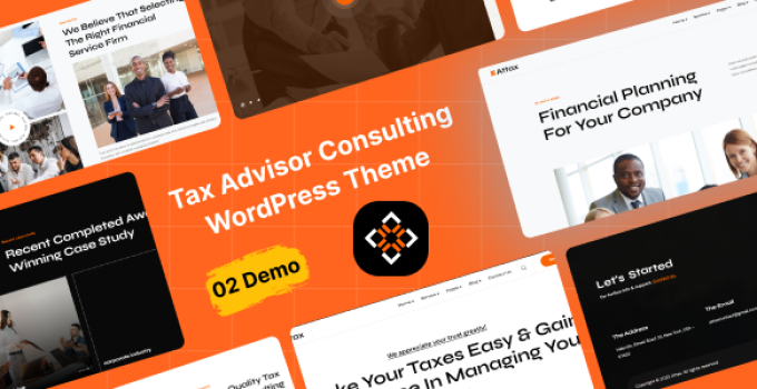 Roxim - Tax Advisor Consulting WordPress Theme