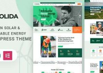 Solida - Solar & Renewable Energy WordPress Theme