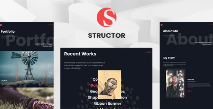 Structor - Creative Portfolio WordPress Theme