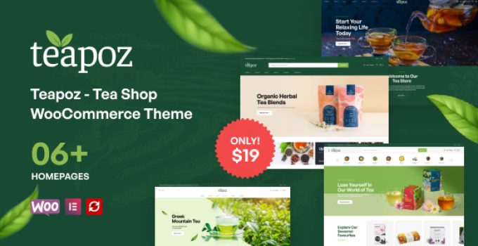 Teapoz - Tea Shop WooCommerce Theme