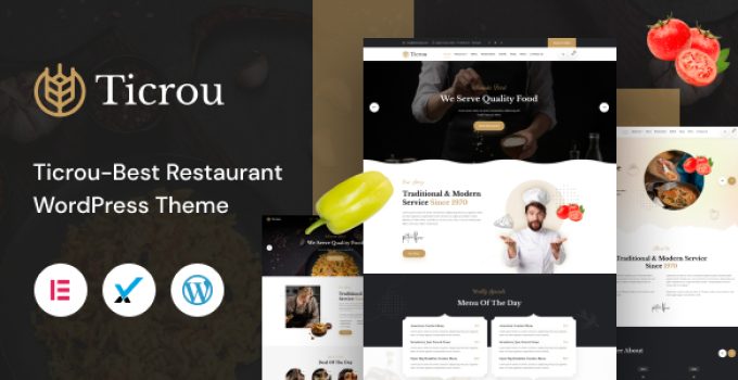 Ticrou - Restaurant WordPress Theme