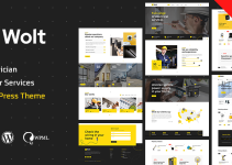 Wolt - Electricity Repair Services WordPress Theme
