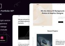 Adova - Creative Portfolio WordPress Theme