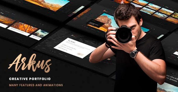Arkus - Photography Portfolio Theme