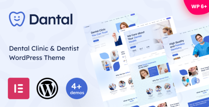 Dantal - Dental Clinic & Dentist WordPress Theme