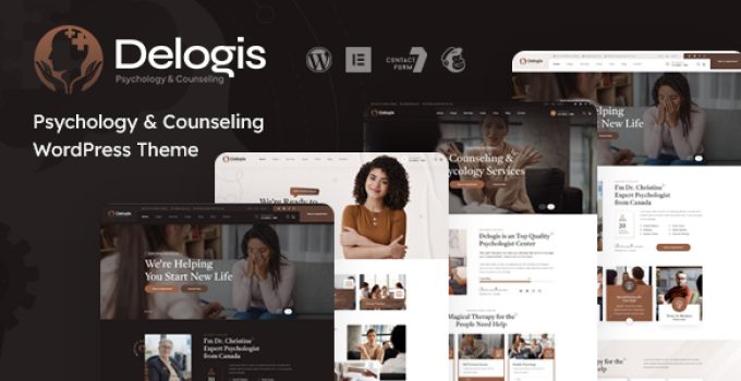Delogis - Psychology & Counseling WordPress Theme