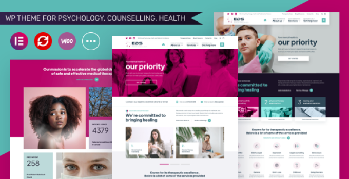 EDS – WordPress Theme for Psychology, Counselling & Health