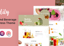 Foodily - Food and Beverage WordPress Theme