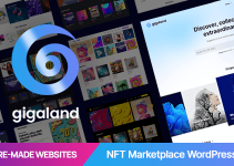 Gigaland - NFT Marketplace WordPress Theme