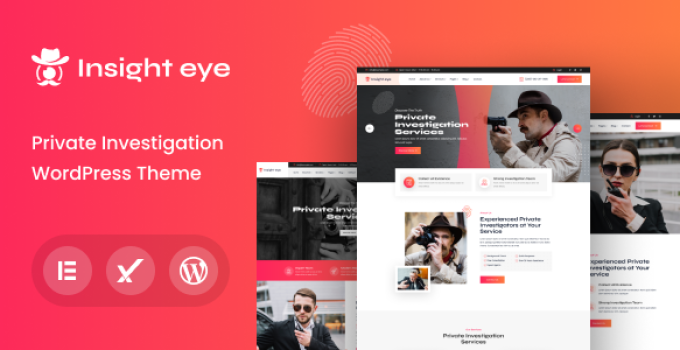 insighteye - Private Investigator WordPress Theme