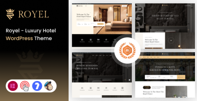 Royel - Luxury Hotel WordPress Theme