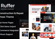 Ruffer - Roof Construction & Repair WordPress Theme