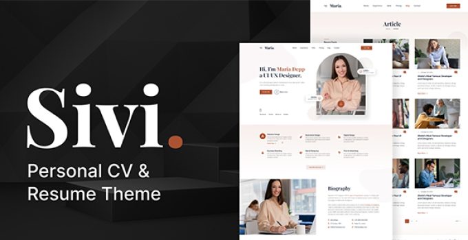 Sivi - Personal CV/Resume Theme