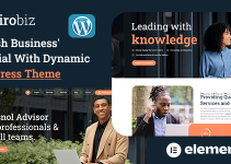 Spirobiz - Business Consulting WordPress Theme