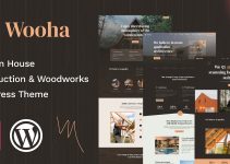 Wooha - Wooden House Construction & Woodworks WordPress Theme
