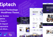 Ziptech - IT Solutions Technology WordPress Theme
