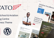 Avato - Flight School & Aviation Training Centre WordPress Theme