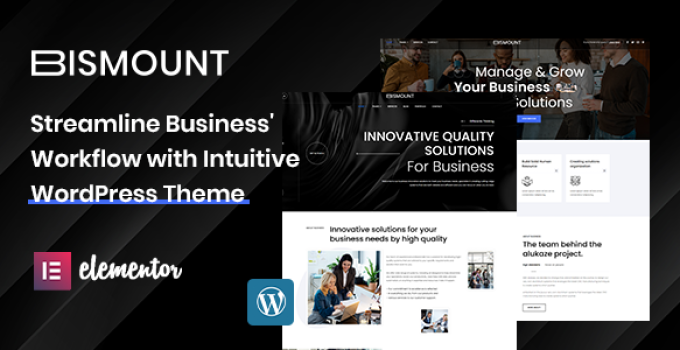 Bismount - Business Portfolio & Consulting WordPress Theme