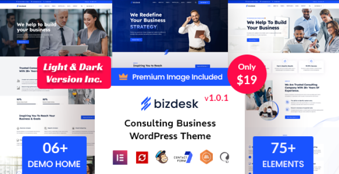 Bizdesk - Business Consulting WordPress Theme