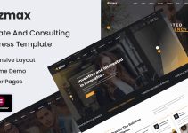 Bizmax - Corporate And Consulting Business WordPress Theme