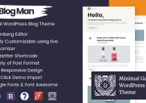 Blogman - Personal Blog WordPress Theme