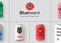 Bluebeard - Brewery and Craft Beer Theme