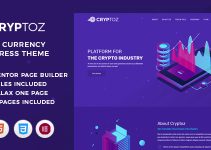 Cryptoz | ICO And Crypto WordPress Theme
