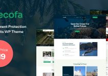 Ecofa - Environment Protection Nonprofits WordPress Theme