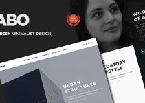 Gabo - Minimalist & Full-Screen WordPress theme