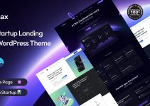 Helax - Tech Startup Landing Page WordPress Theme