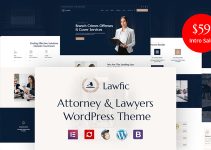 Lawfic - Attorney and Lawyer WordPress Theme