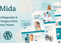Mida - Medical Diagnostic & Plastic Surgery Clinic WordPress Theme
