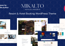 Mikalto - Resort and Hotel Booking WordPress Theme