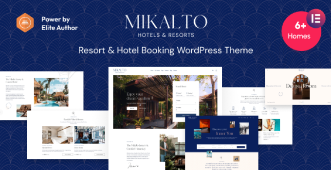 Mikalto - Resort and Hotel Booking WordPress Theme
