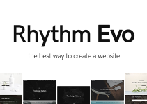 Rhythm - One & Multipage WordPress Theme
