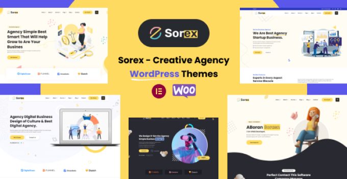 Sorex - Creative Agency & Portfolio WordPress Theme