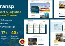 Transp - Transport Courier & Logistics  WordPress Theme