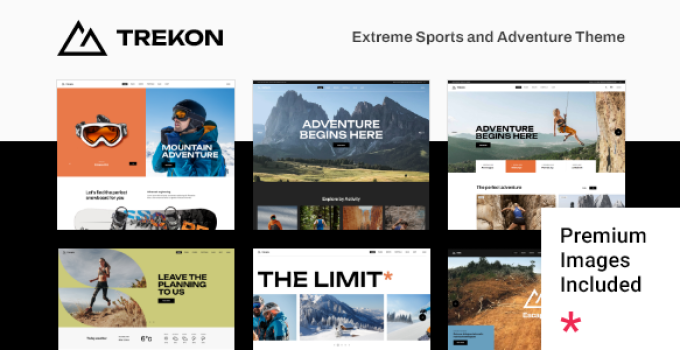 TrekOn - Extreme Sports and Adventure Theme