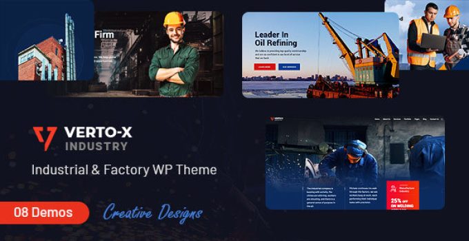 Vertox - Industry & Factory WordPress Theme