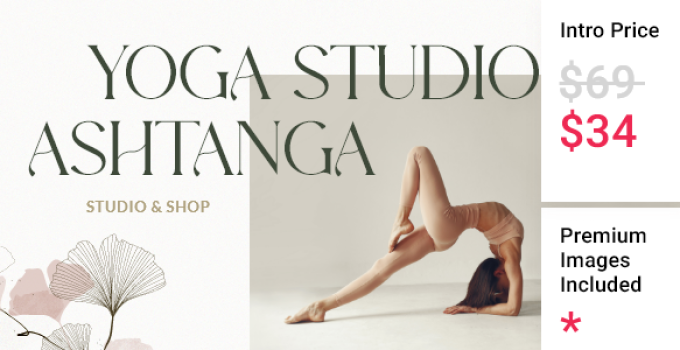 Ashtanga - Yoga Studio Theme